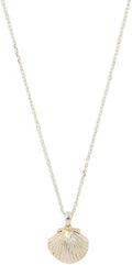 HONEYCAT Shell Locket Necklace in Gold, Rose Gold, or Silver | Minimalist, Delicate Jewelry